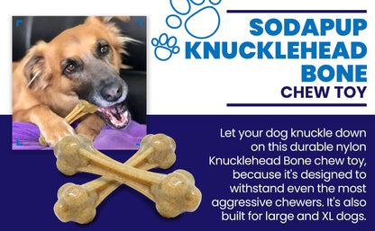 Knuckle Bone Nylon Dog Chew Toy for Aggressive Chewers | Made in USA - Doot's Pet LLC Collars For A Cause