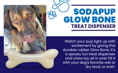 PUP-X Rubber Bone Dog Toy - Durable, Floats, Chew Toy for Large Dogs | USA - Doot's Pet LLC Collars For A Cause