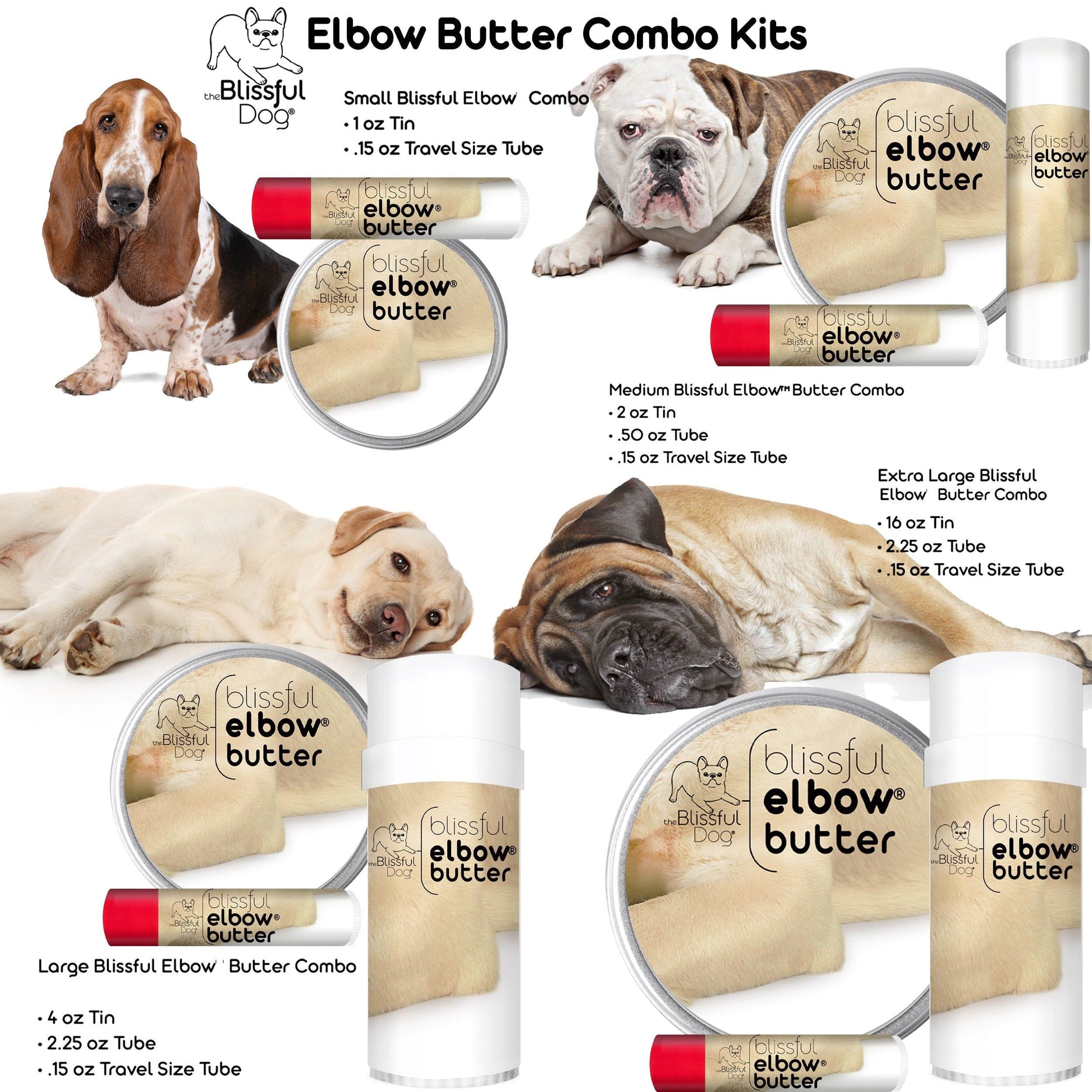 Blissful Elbow® Butter Conditions Your Dog's Elbow Calluses - Doot's Pet LLC Collars For A Cause