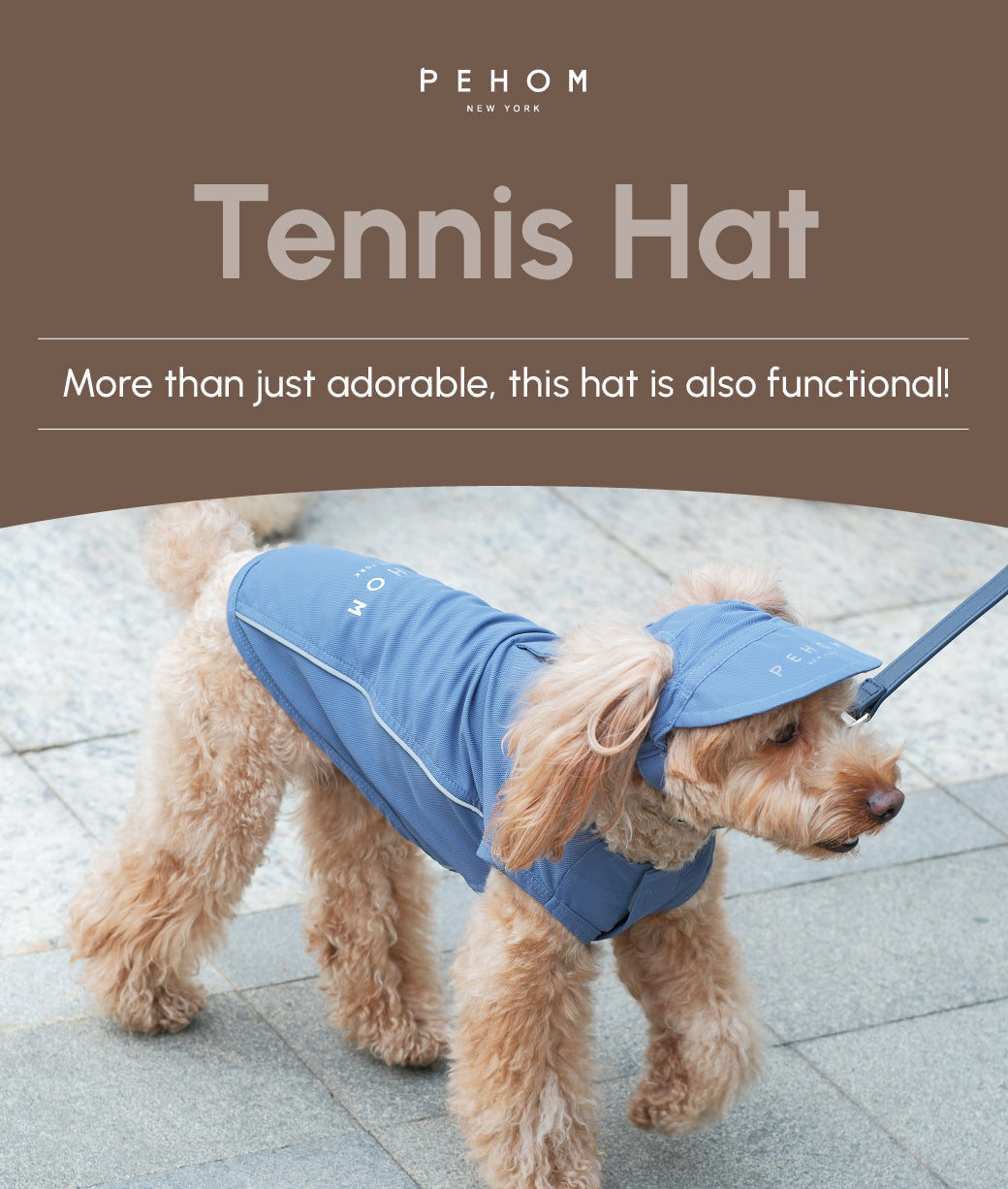 TENNIS HAT - BLUE