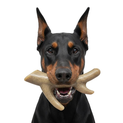 Ever Antler Nylon Chew Bone | Elk Antler Shaped Dog Toy for Aggressive Chewers | SodaPup - Doot's Pet LLC Collars For A Cause