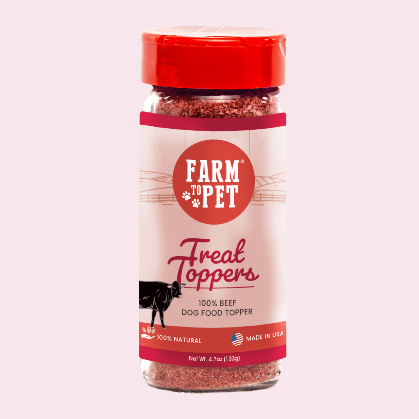 Treat Topper Beef Dog Food Topper | Powdered Meal Topper for Pets - Doot's Pet LLC Collars For A Cause