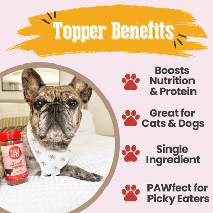 Treat Topper Beef Dog Food Topper | Powdered Meal Topper for Pets - Doot's Pet LLC Collars For A Cause