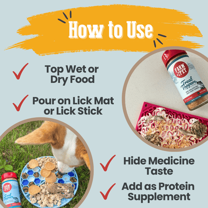 Treat Topper Fish Dog Food Topper | Low-Fat Meal Topper for Pets - Doot's Pet LLC Collars For A Cause