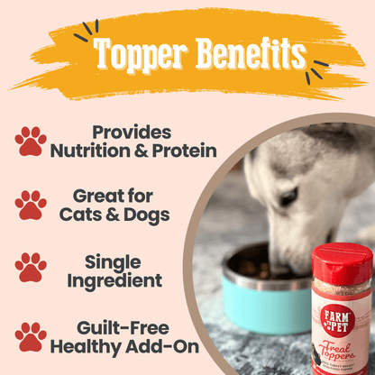 Treat Topper Turkey Dog Food Topper | Healthy Meal Supplement for Dogs - Doot's Pet LLC Collars For A Cause