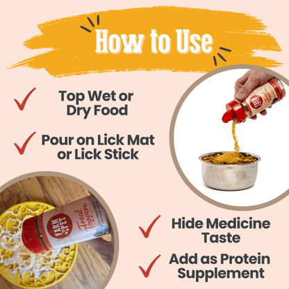 Treat Topper Turkey Dog Food Topper | Healthy Meal Supplement for Dogs - Doot's Pet LLC Collars For A Cause