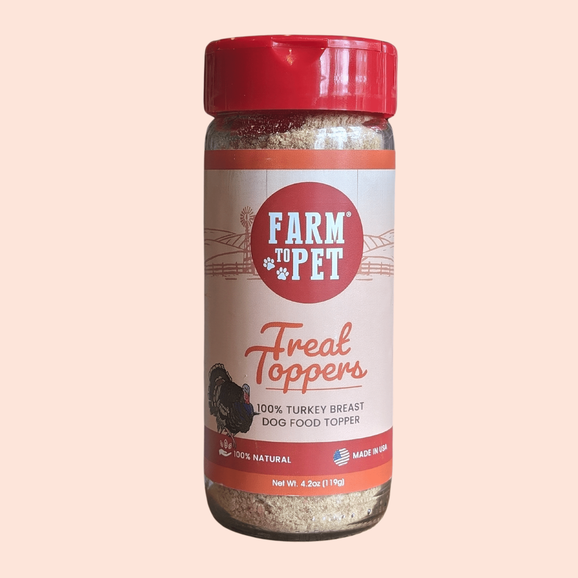 Treat Topper Turkey Dog Food Topper | Healthy Meal Supplement for Dogs - Doot's Pet LLC Collars For A Cause