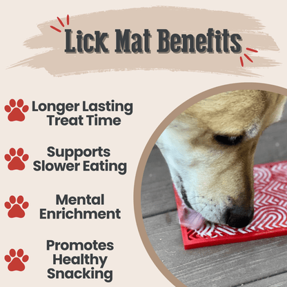 Lick Mats for Cats and Small Dogs