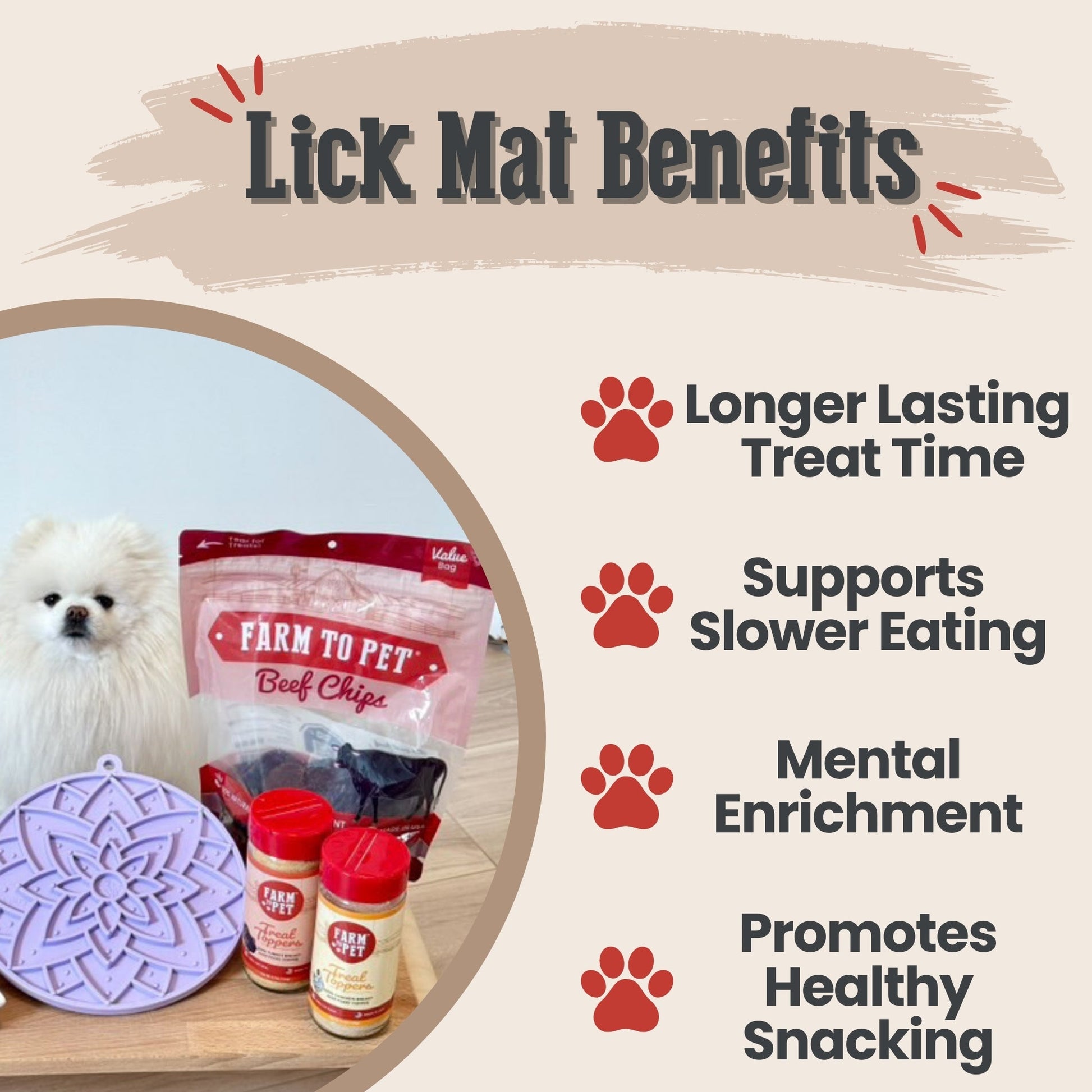 Dog Lick Mats with Suction Cups - Doot's Pet LLC Collars For A Cause