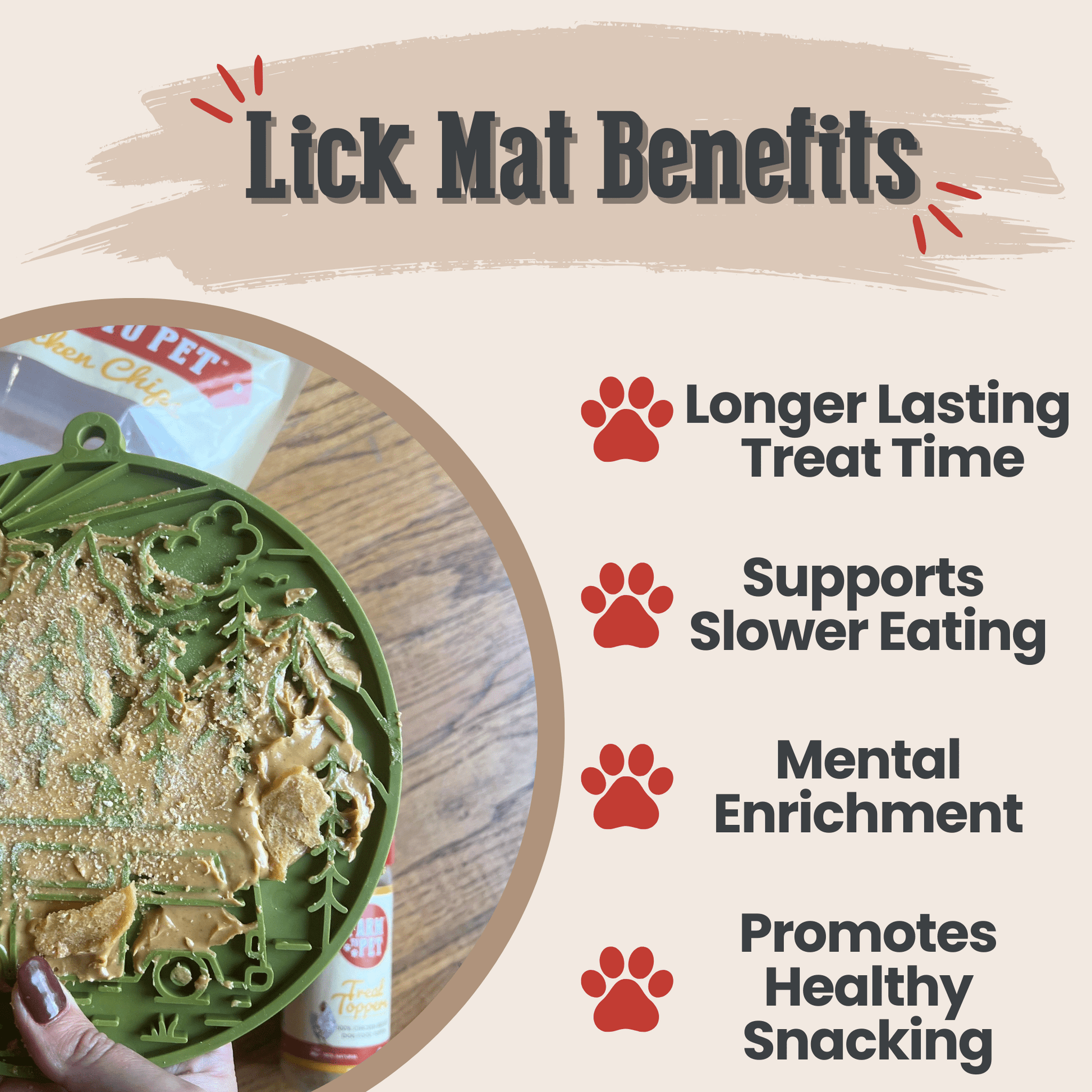 Dog Lick Mats with Suction Cups - Doot's Pet LLC Collars For A Cause