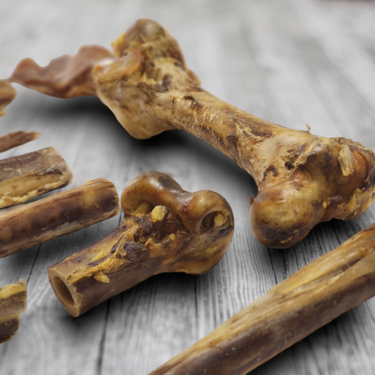 Ostrich Hip Bone (12" x 5"x 3”): The Durable, Flavor-Packed Chew for Medium & Large Dogs - Doot's Pet LLC Collars For A Cause