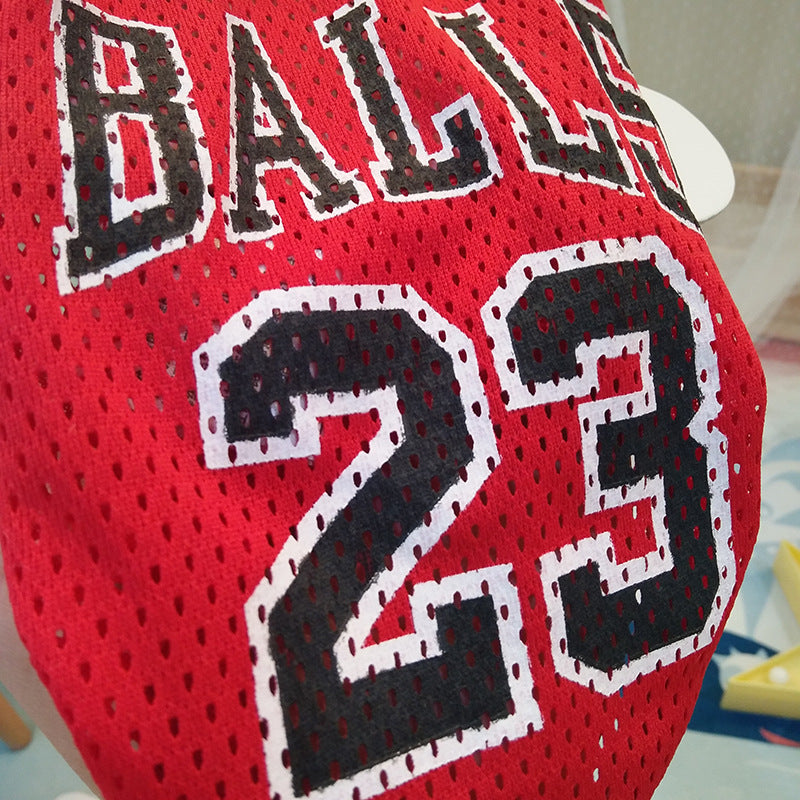 Mesh Basketball Uniform Jersey for Dog Cat Pet