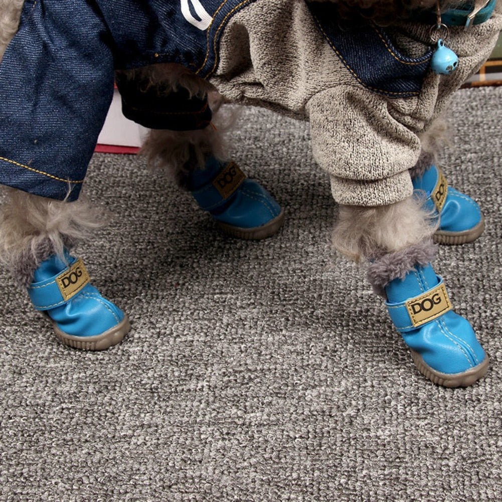 Dog Australia Waterproof Fleece-Lined Warm Dog Snow Boots - Doot's Pet LLC Collars For A Cause