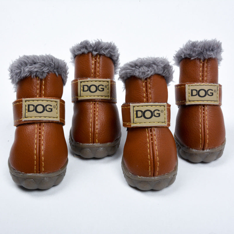 Dog Australia Waterproof Fleece-Lined Warm Dog Snow Boots - Doot's Pet LLC Collars For A Cause