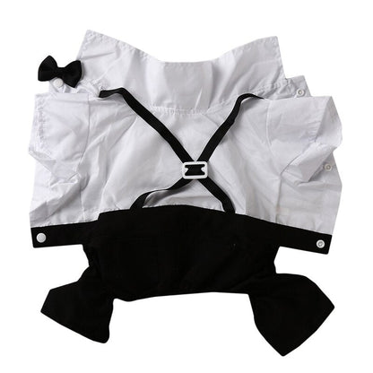 Handsome Stylish Pet Suit with Bow Tie - Doot's Pet LLC Collars For A Cause