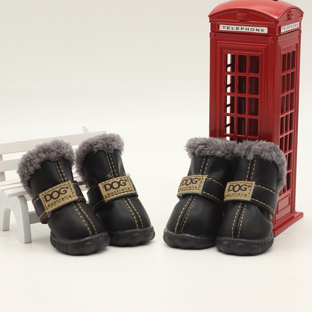 Dog Australia Waterproof Fleece-Lined Warm Dog Snow Boots - Doot's Pet LLC Collars For A Cause