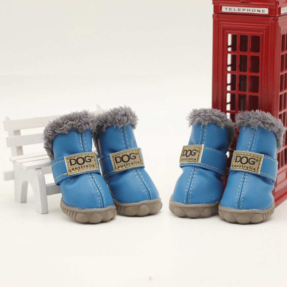 Dog Australia Waterproof Fleece-Lined Warm Dog Snow Boots - Doot's Pet LLC Collars For A Cause