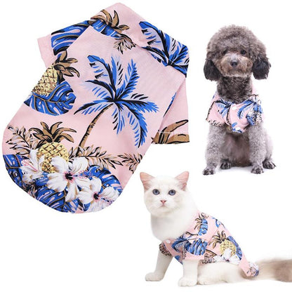 Hawaiian Pet Shirts - Doot's Pet LLC Collars For A Cause