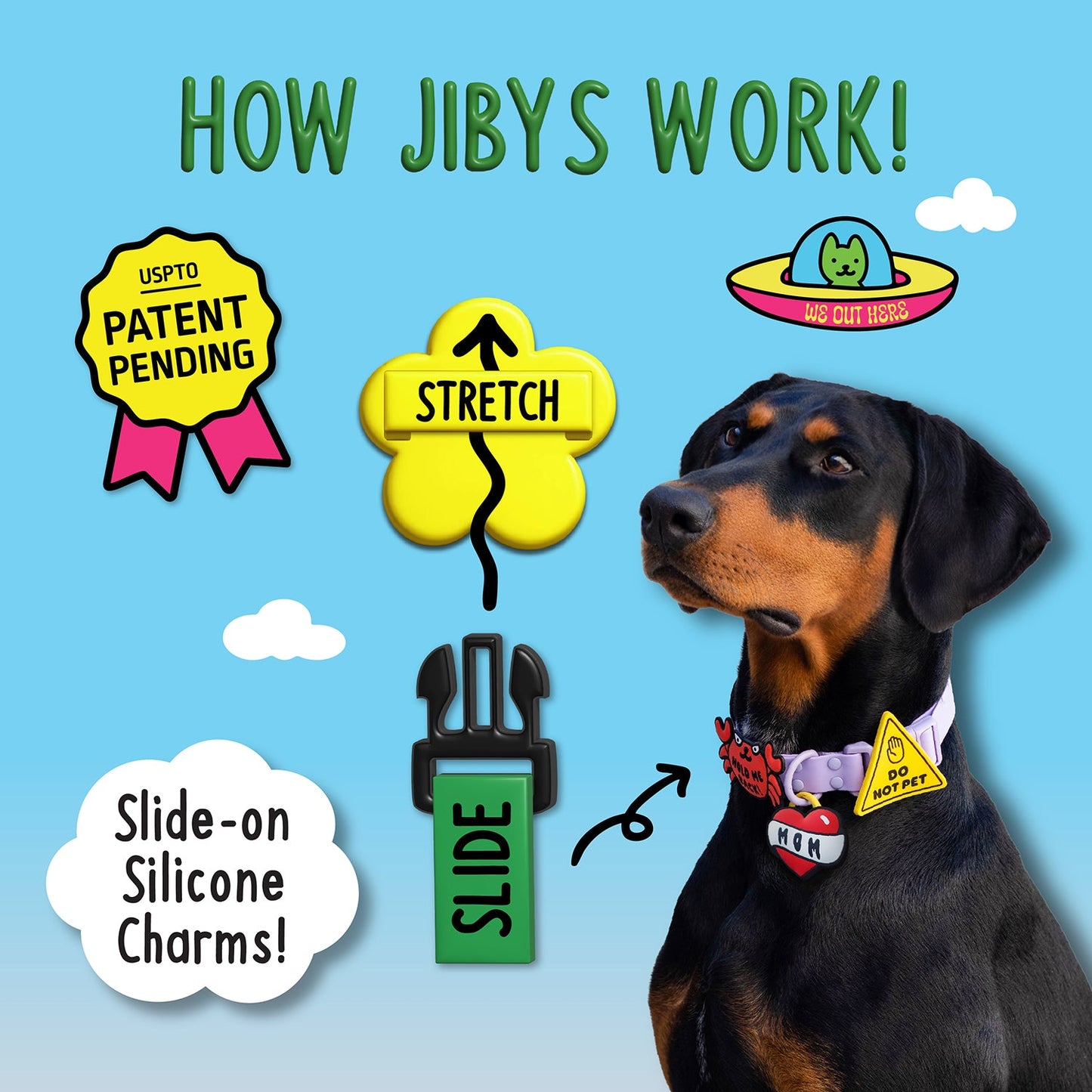 Pumpkin Jiby Dog Charm