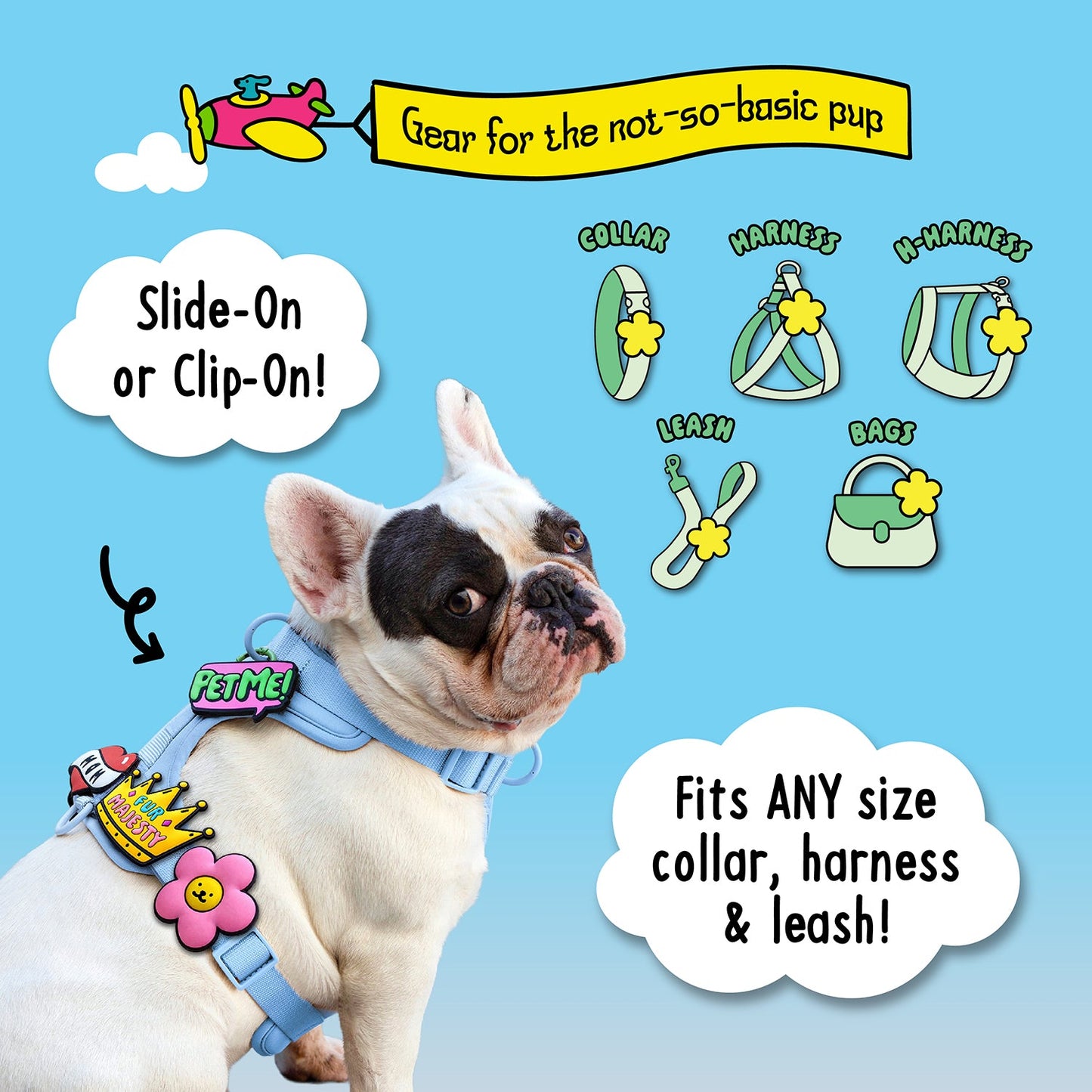 Peace Dog Jiby Dog Charm