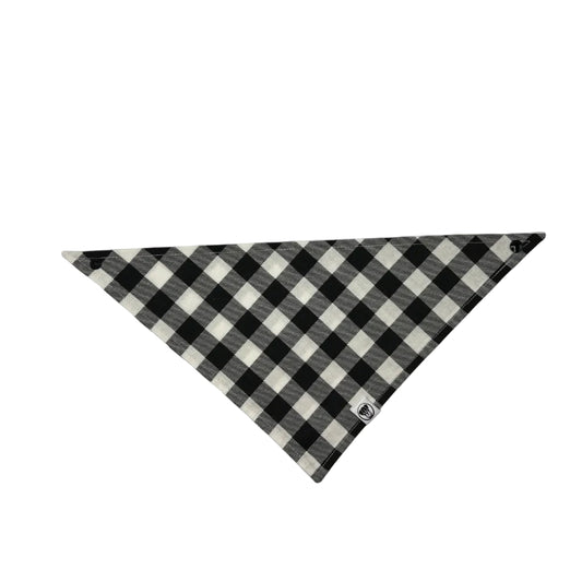 White Buffalo Plaid Dog Bandana