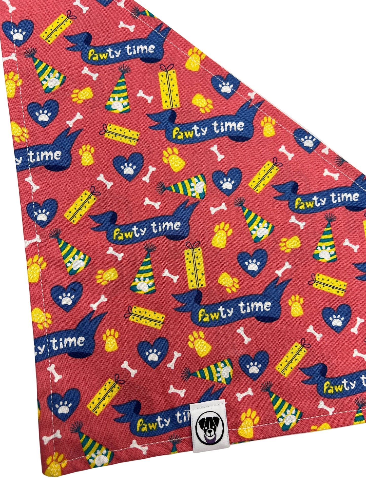 Birthday Pawty Time Dog Bandana