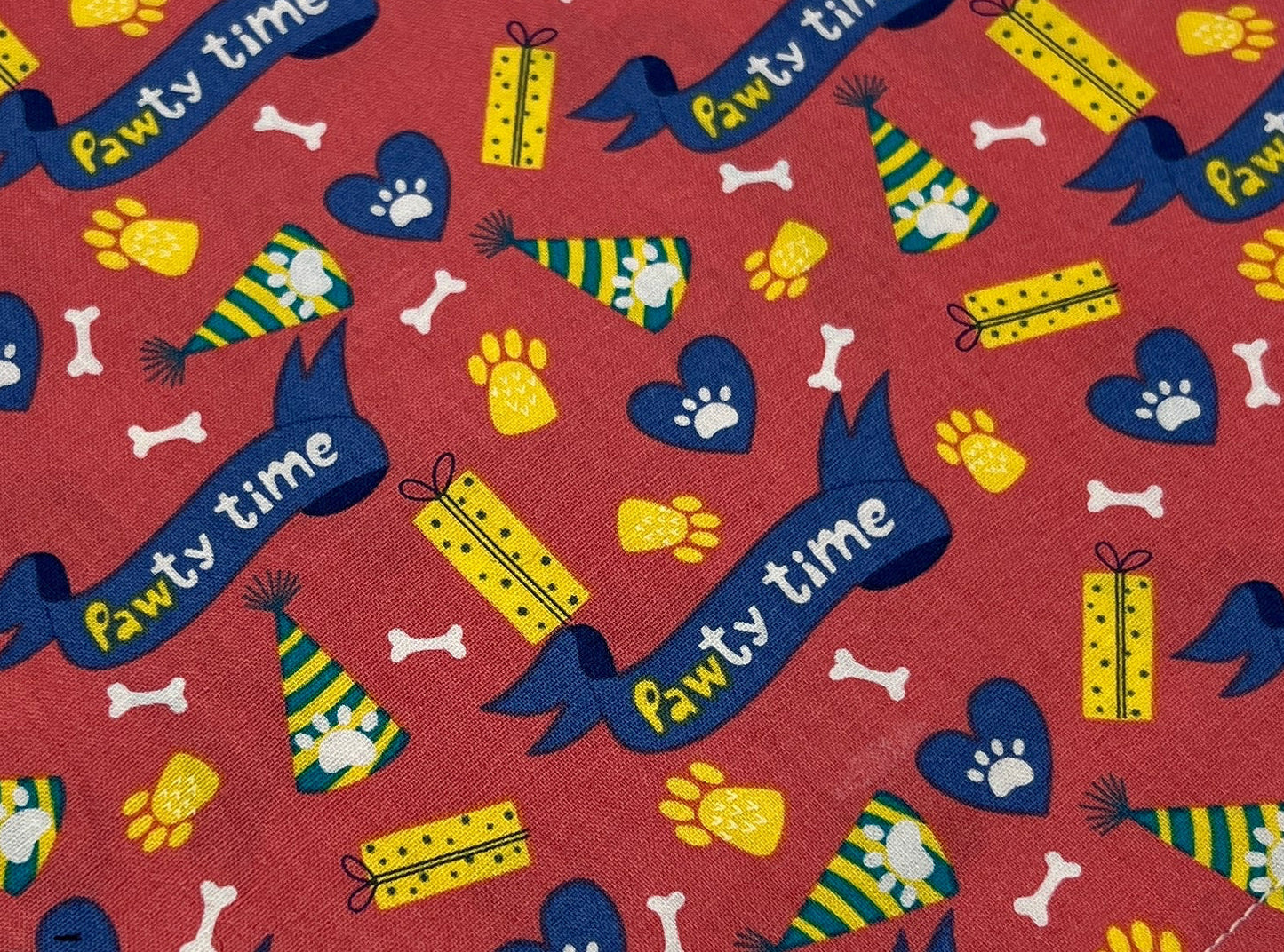 Birthday Pawty Time Dog Bandana