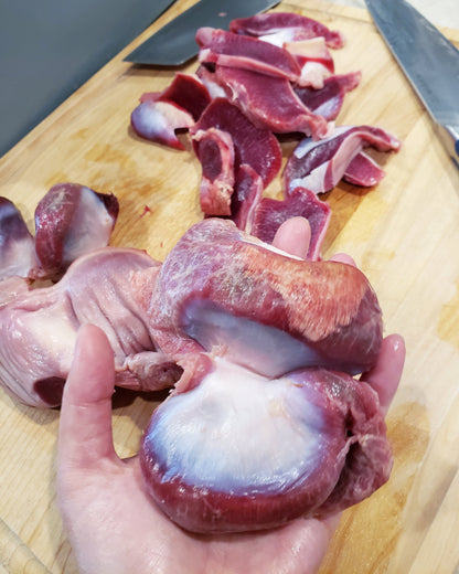 Turkey Gizzard (ABF) - Thin Cut - Doot's Pet LLC Collars For A Cause