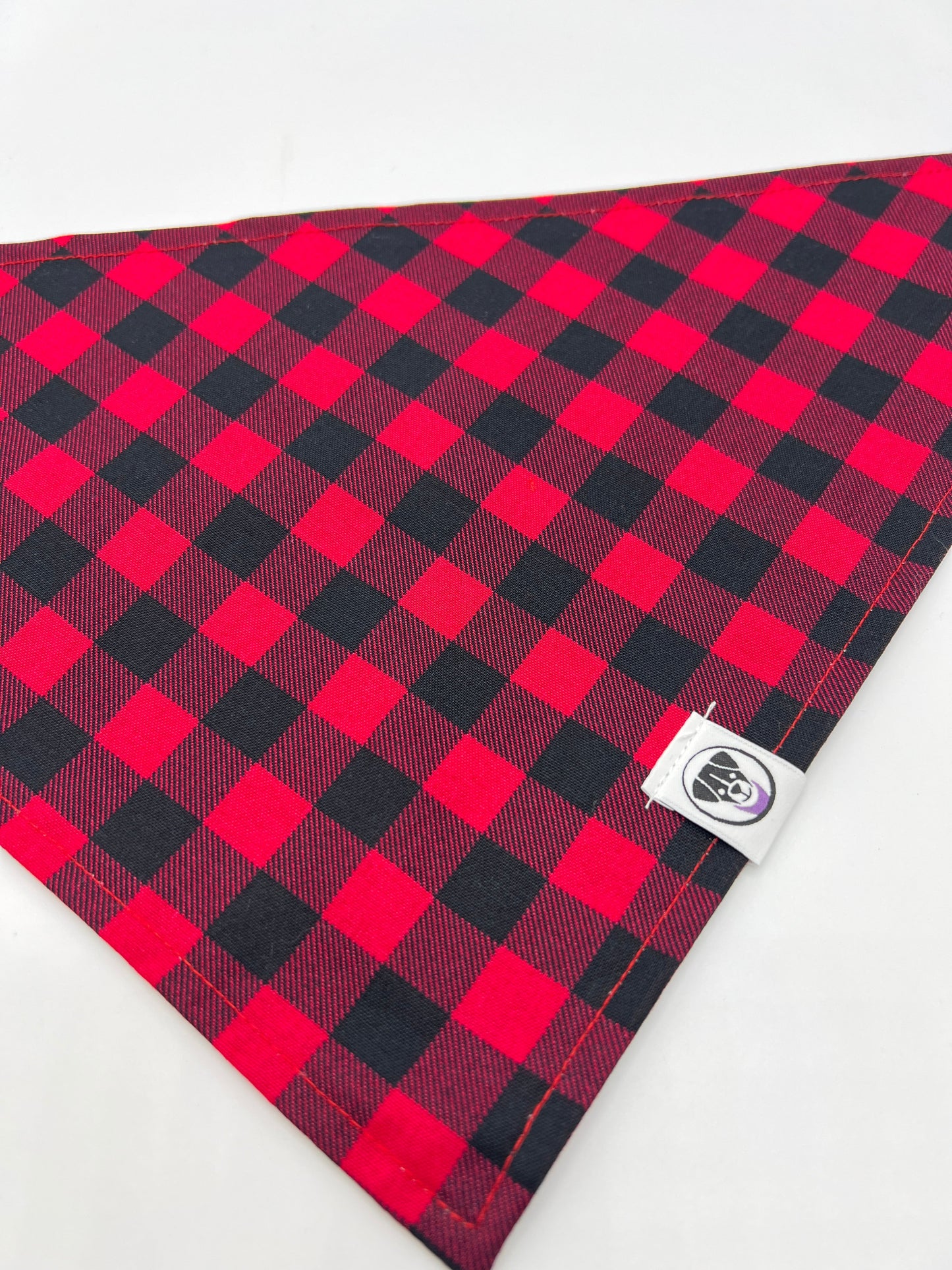 Red Buffalo Dog Bandana