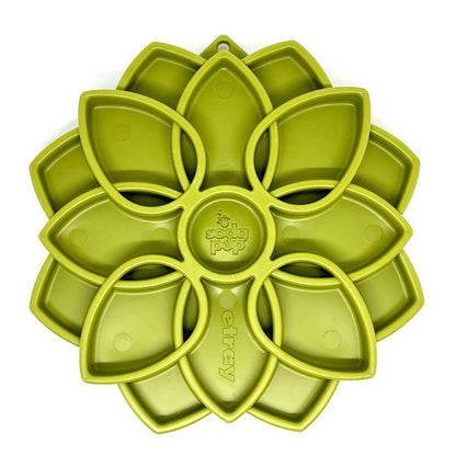 Mandala eTray Shallow Slow Feeder Dog Bowl for Enrichment | USA Made - Doot's Pet LLC Collars For A Cause