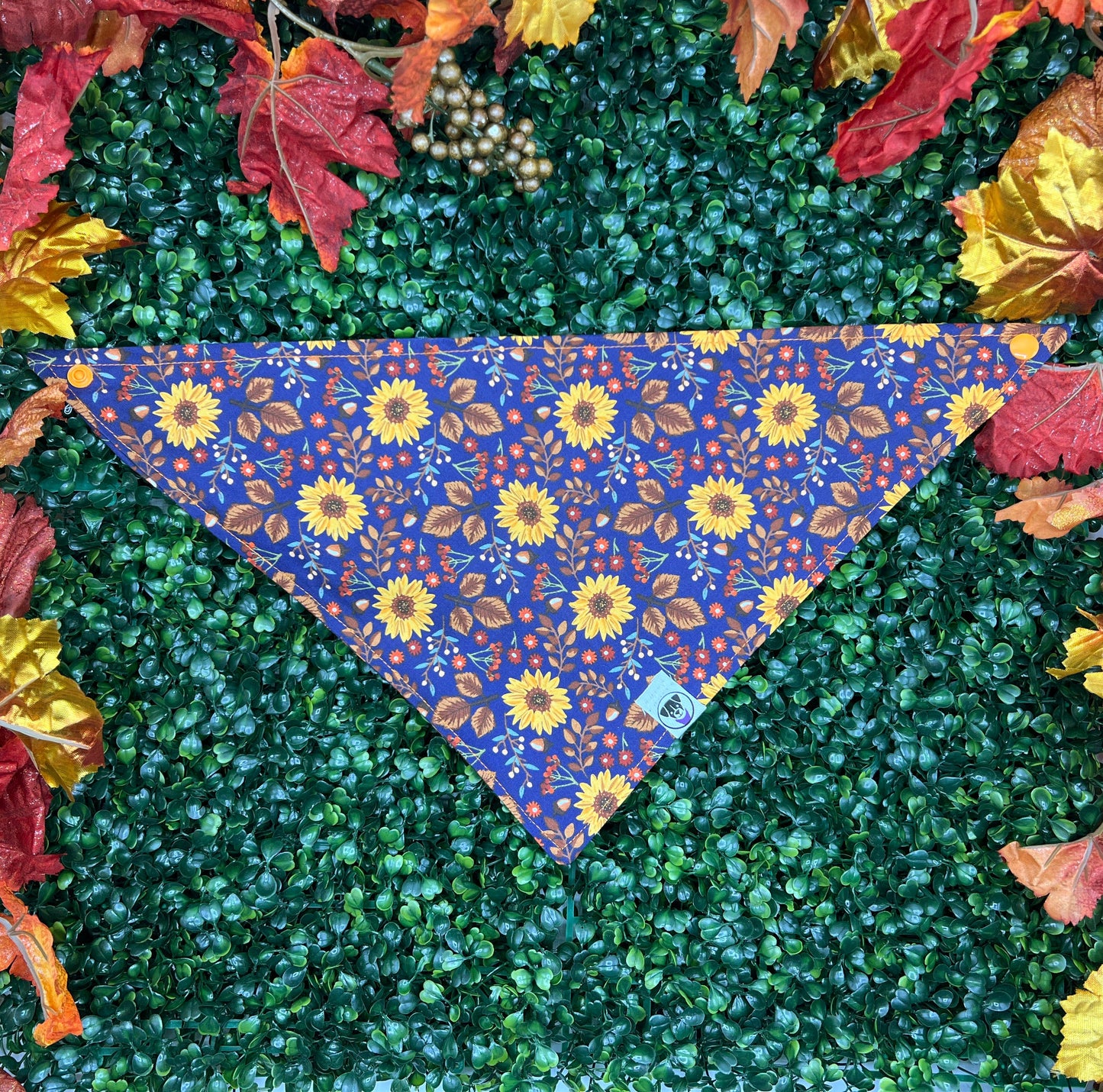 Autumn Sunflowers Bandana