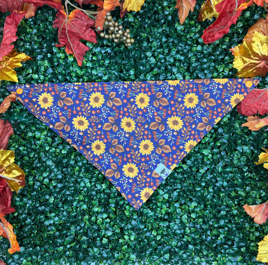 Autumn Sunflowers Bandana
