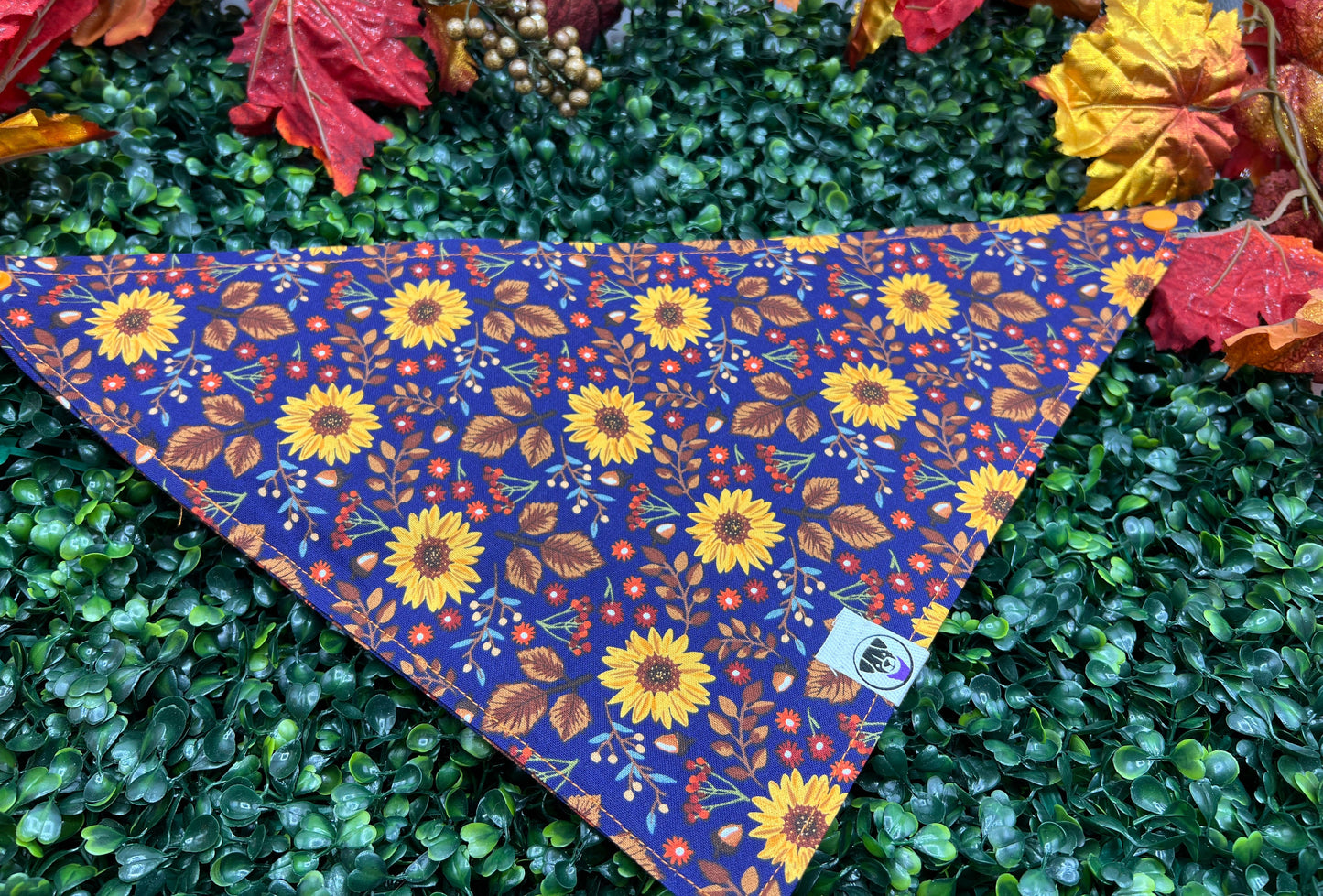Autumn Sunflowers Bandana