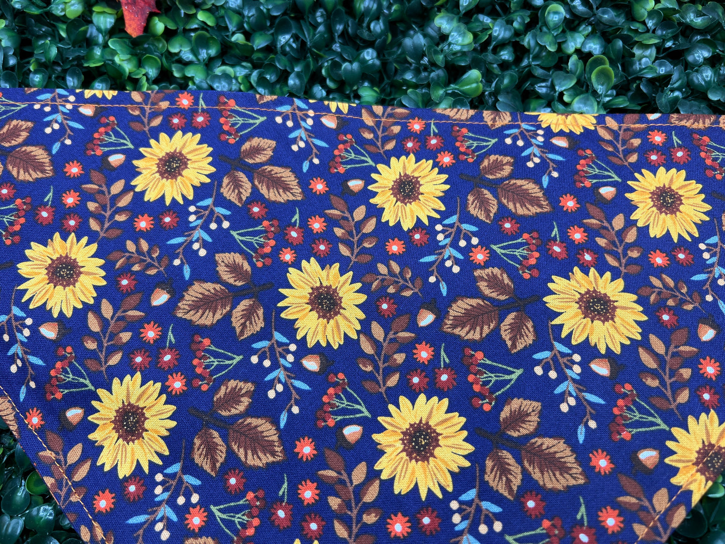 Autumn Sunflowers Bandana