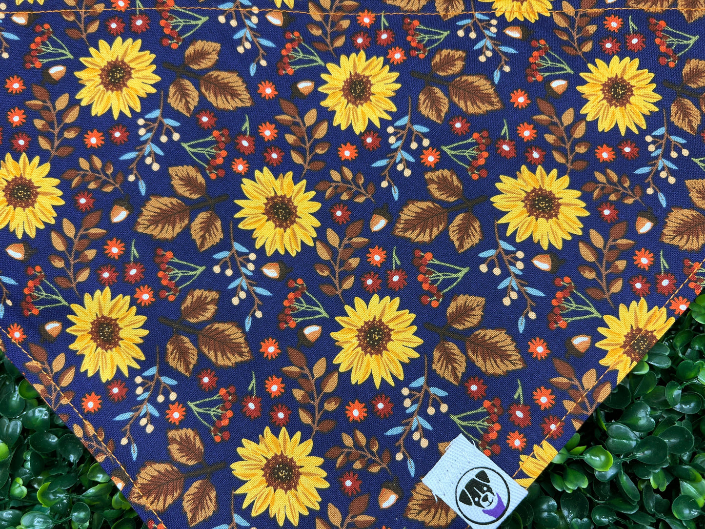 Autumn Sunflowers Bandana