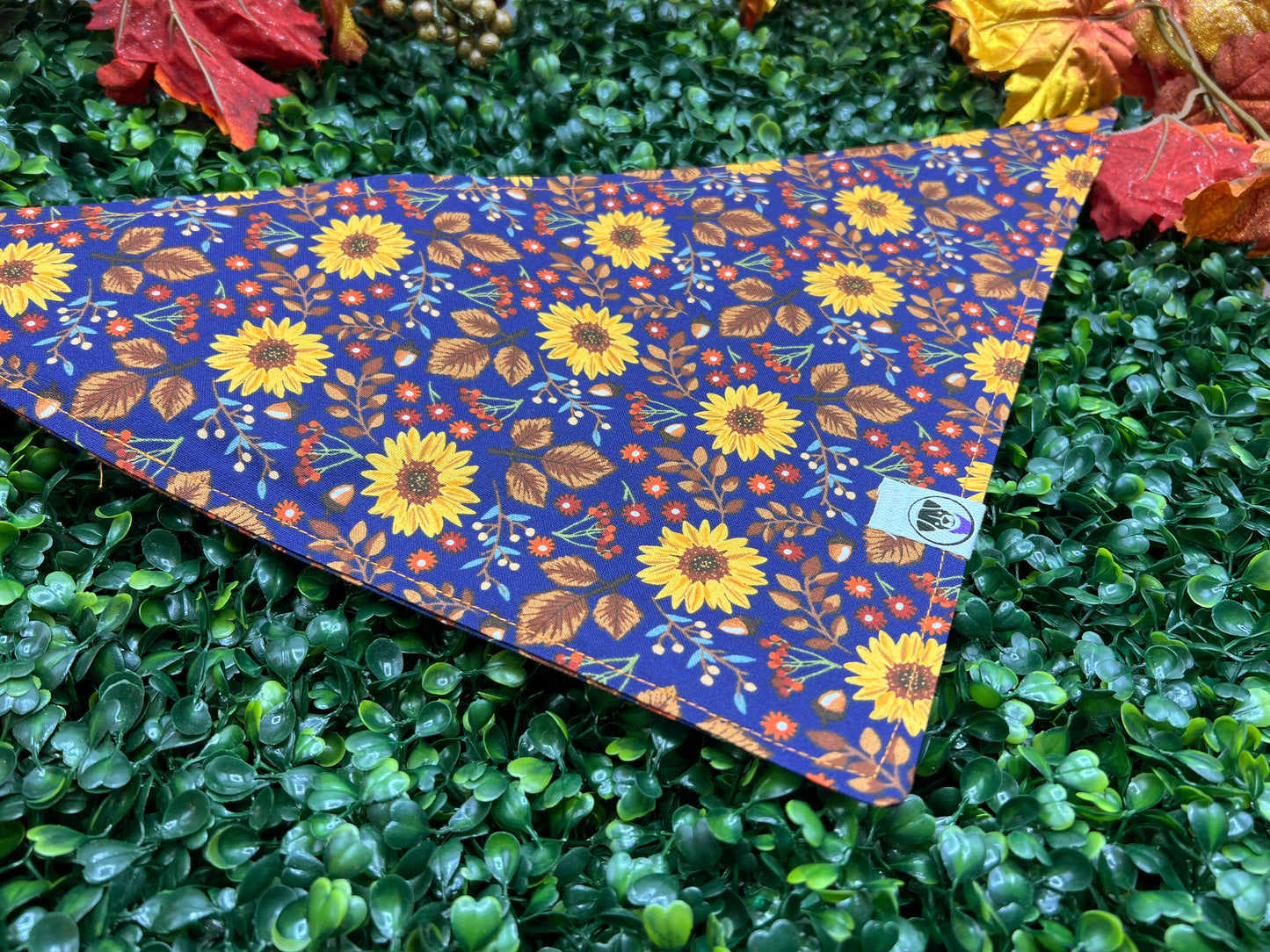 Autumn Sunflowers Bandana