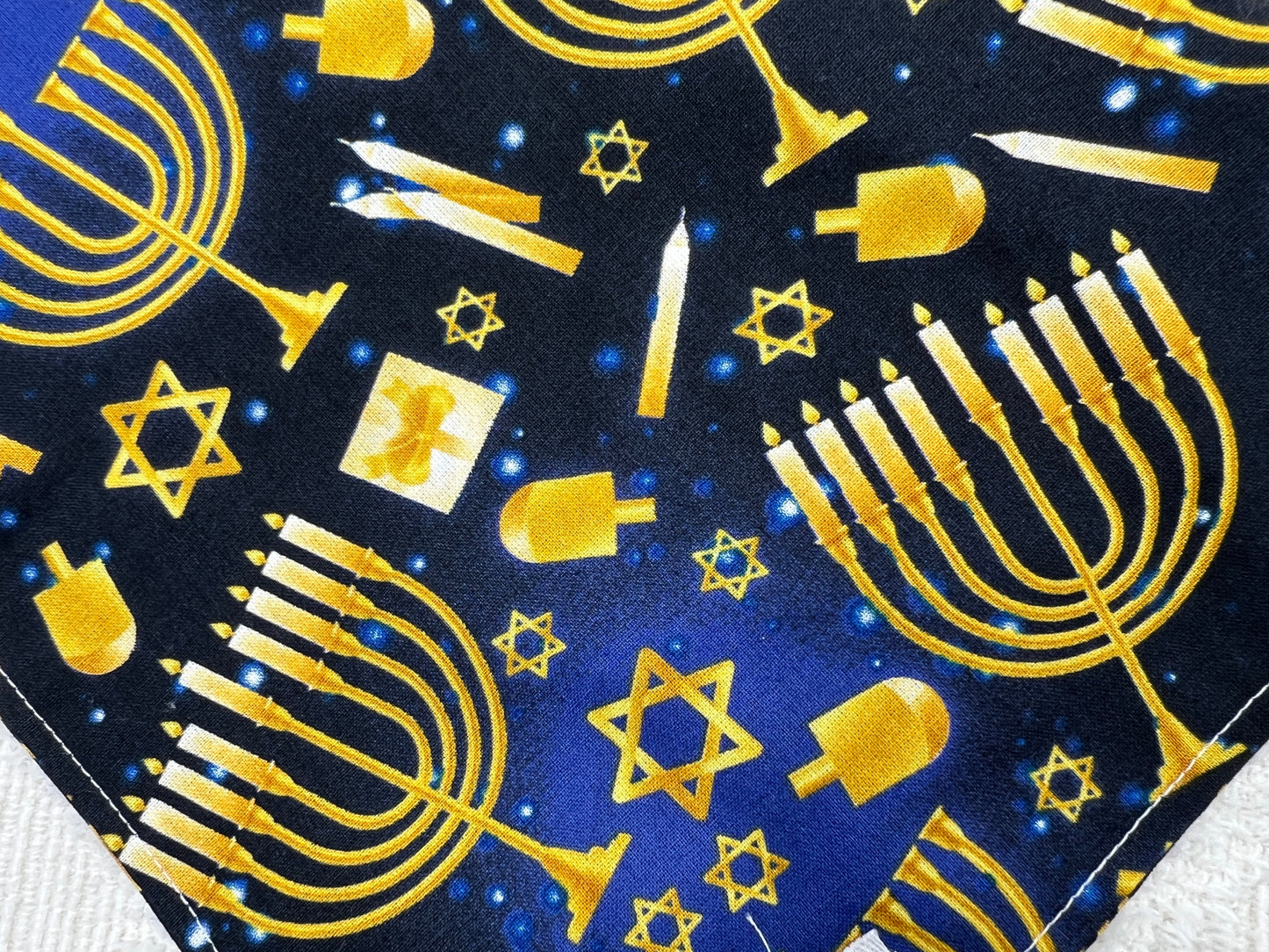 Golden Hanukkah Bandana