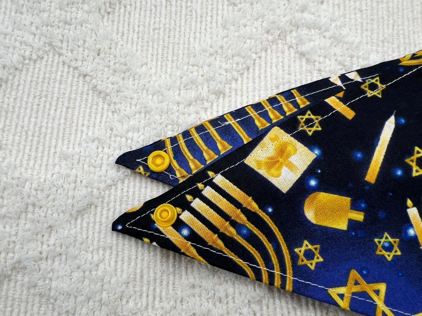 Golden Hanukkah Bandana