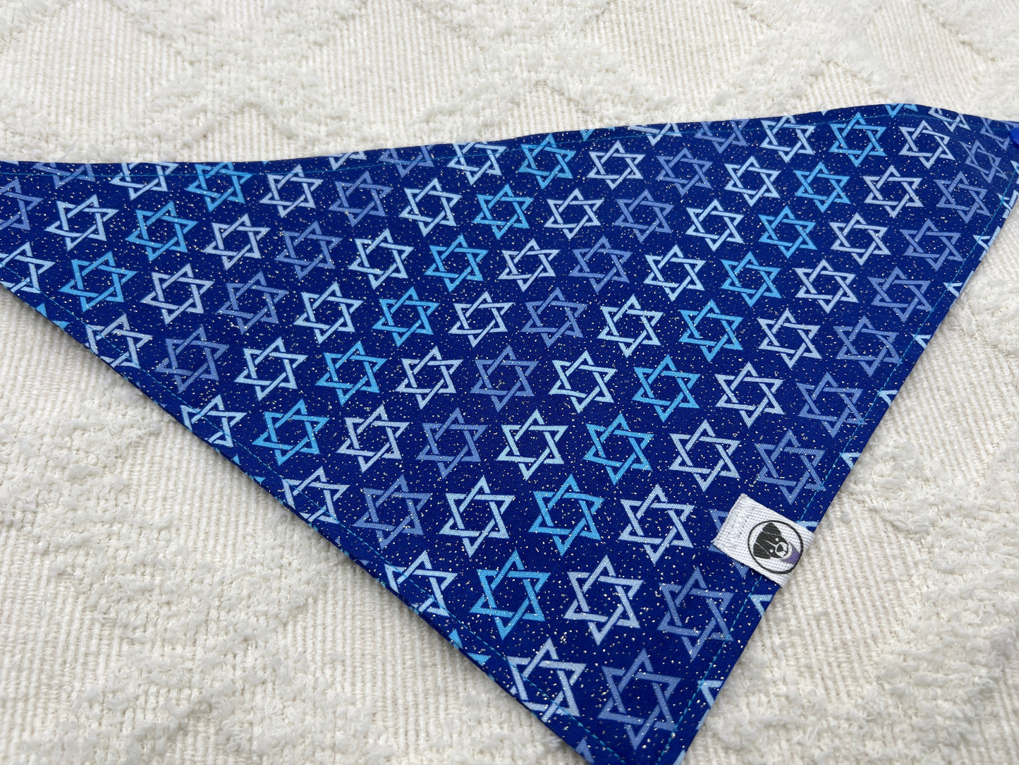 Star of David Glitter Bandana