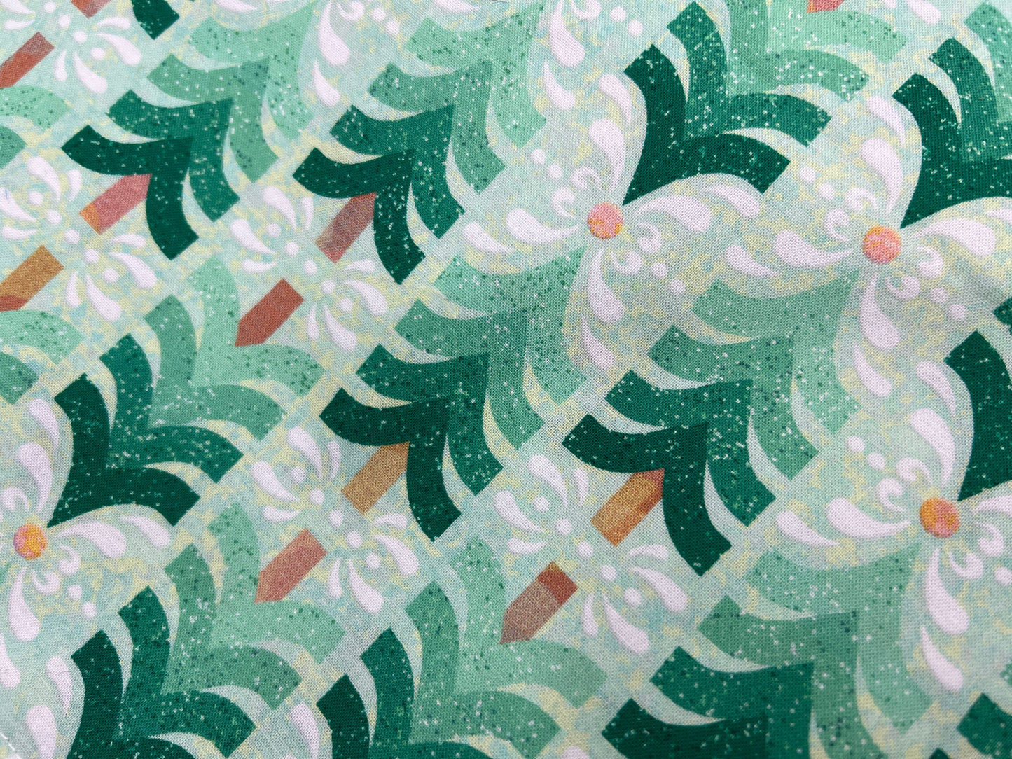 Mint Evergreen Trees  Bandana