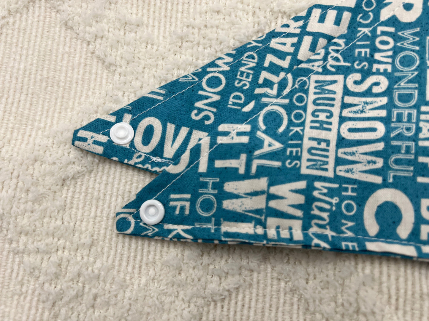 Winter Words Bandana