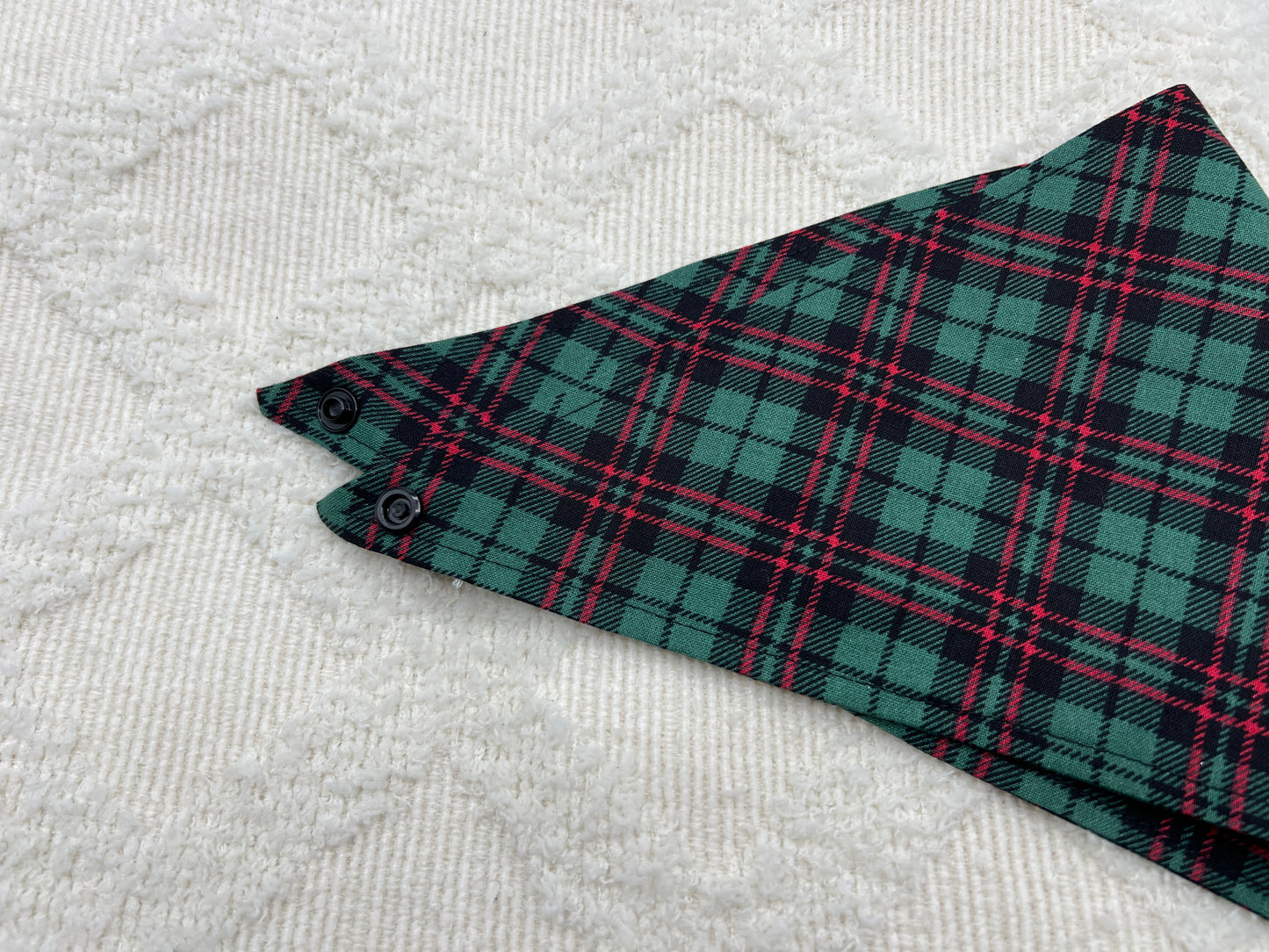 Green Tartan Plaid Bandana
