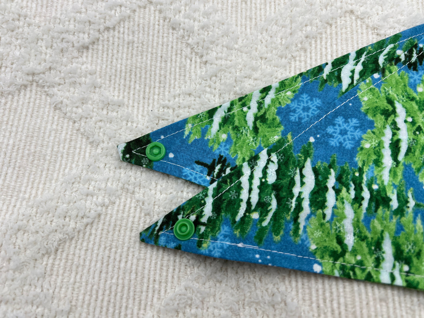 Snowy Evergreens Bandana