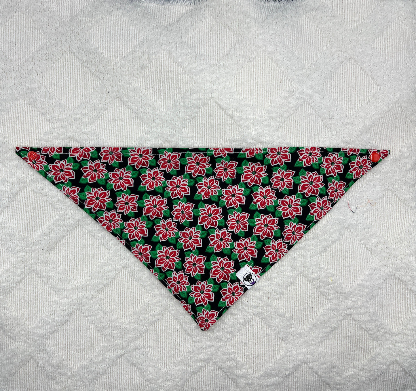 Mini Poinsettias Bandana