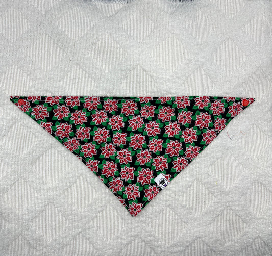 Mini Poinsettias Bandana