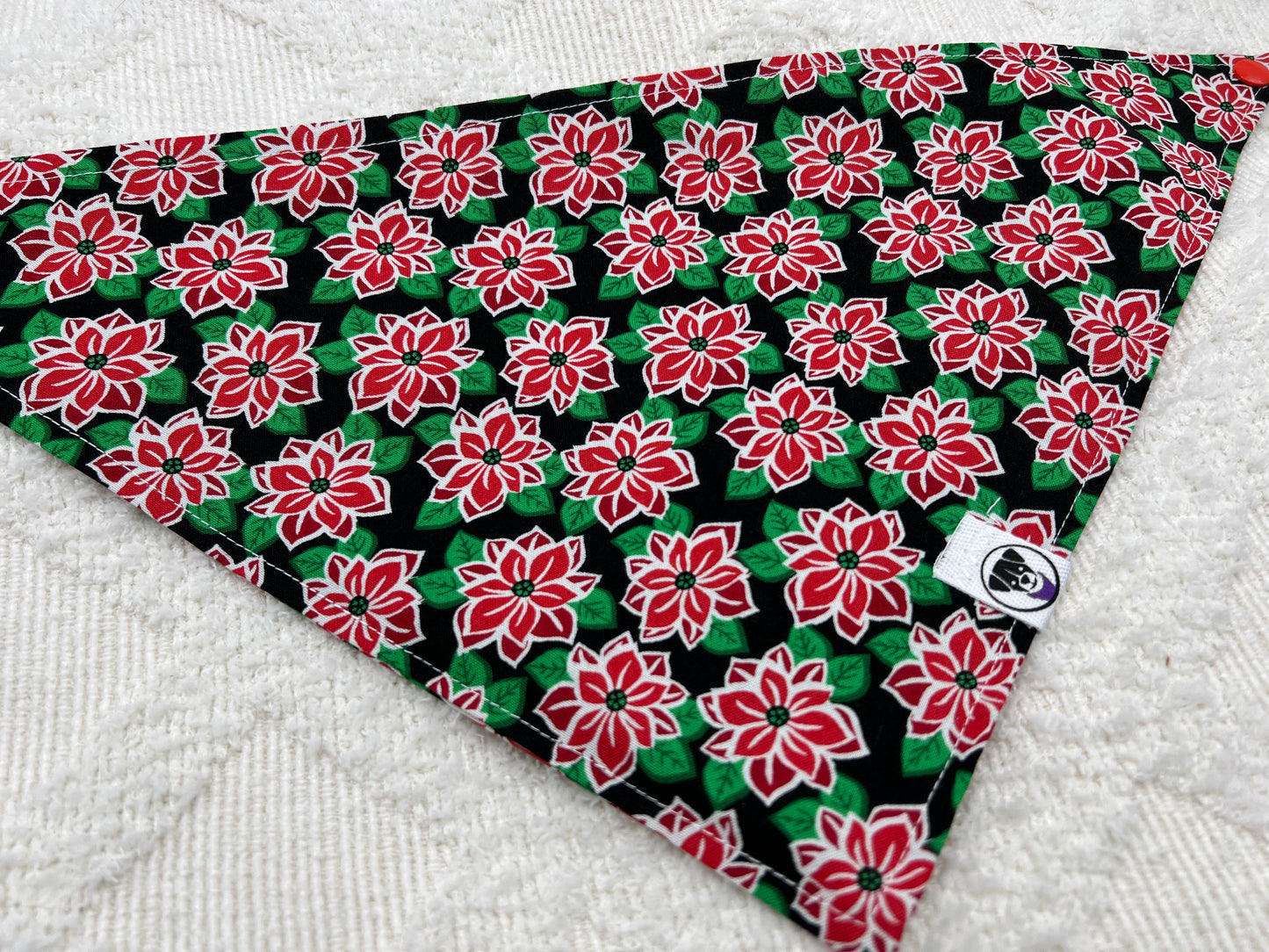 Mini Poinsettias Bandana