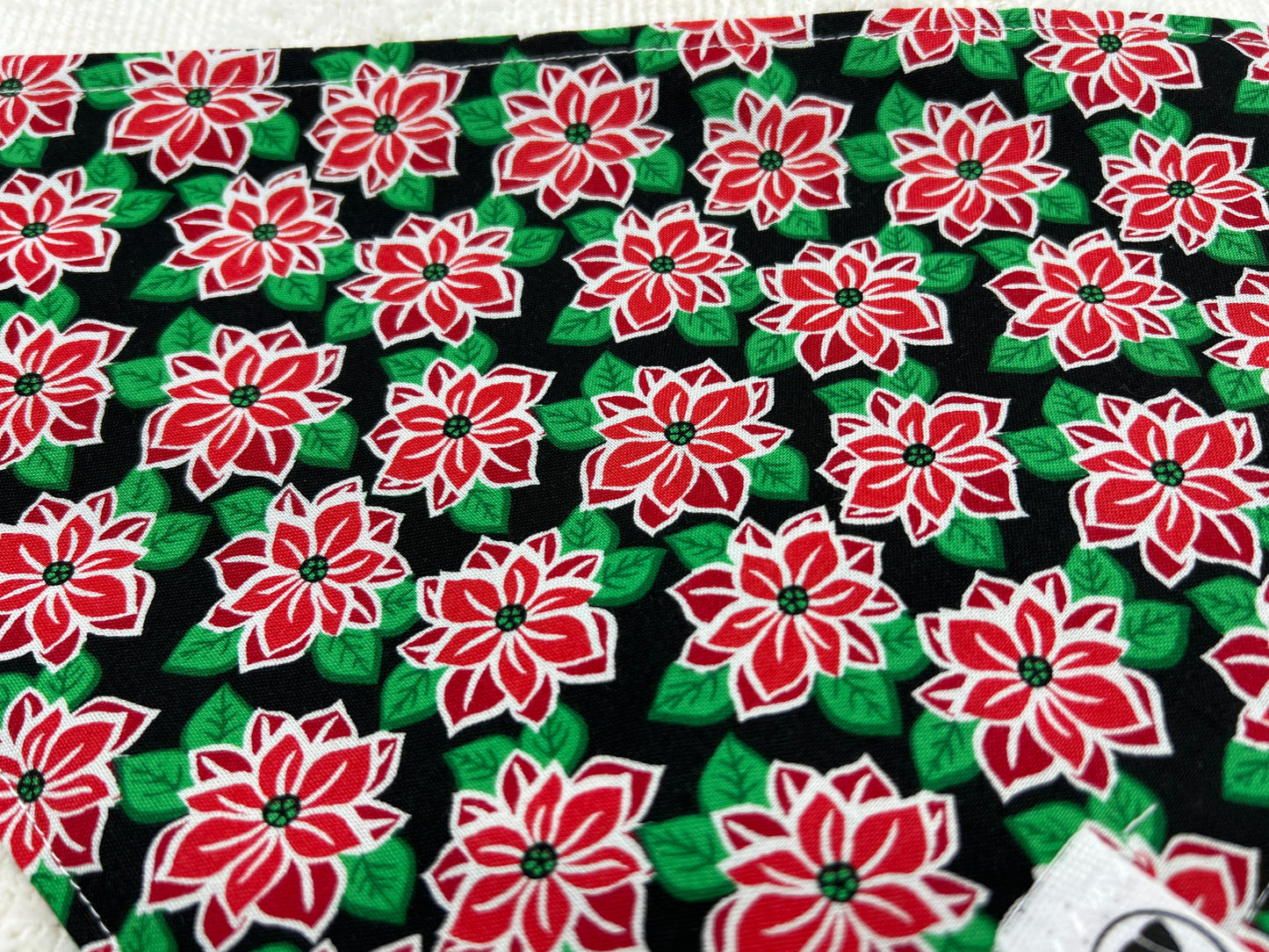 Mini Poinsettias Bandana