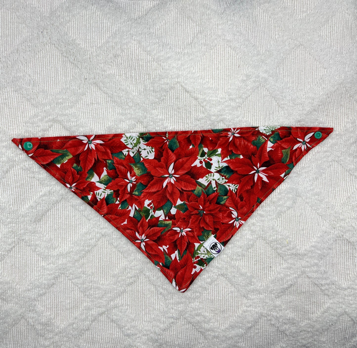 Large Poinsettias Bandana