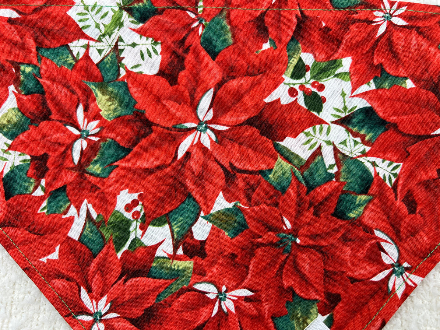 Large Poinsettias Bandana