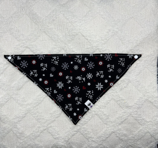 Black Sweater Pattern Bandana